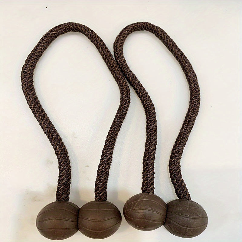 2pcs Minimalist Magnetic Curtain Tiebacks for Bedroom and Living Room