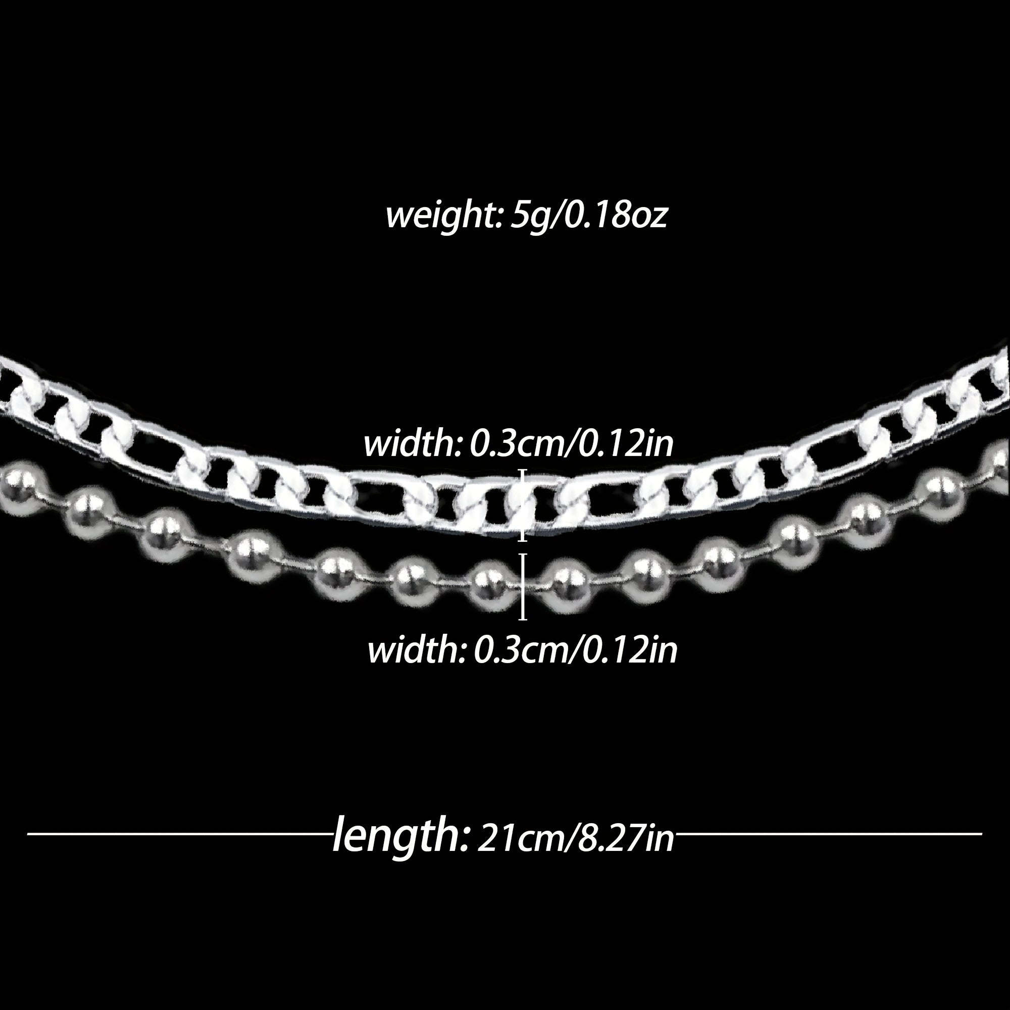 2pcs Bracelet Christmas For Man Dad Vintage Bracelet