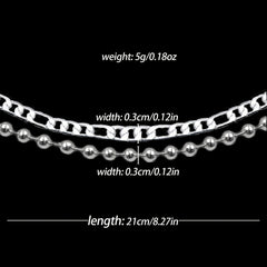 2pcs Vintage Bracelet Christmas Gift for Dad