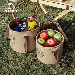 PELLIOT Outdoor Foldable Bucket Multifunction Picnic Wash Bucket