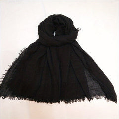 Boho Style Rushed Scarf Wrap for Daily Decoration Gift
