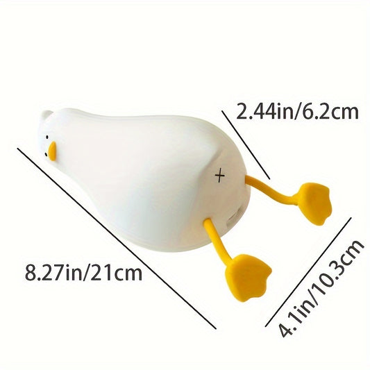 Duck Night Light LED Novelty Lamp 3 Level Dimmable Rechargeable