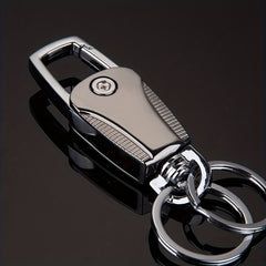 Folding Keychain High Waist Metal Pendant Retractable Boys Hanging Decoration