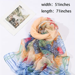 Breathable Polyester Scarf for Women