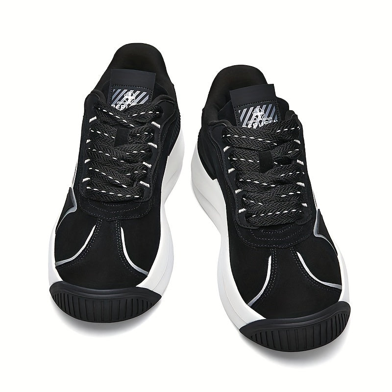 Men's Vintage Sneakers Comfy Non Slip Lace Up Street Shoes