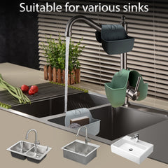 Silicone Sink Sponge Holder for Kitchen and Bathroom Organizati