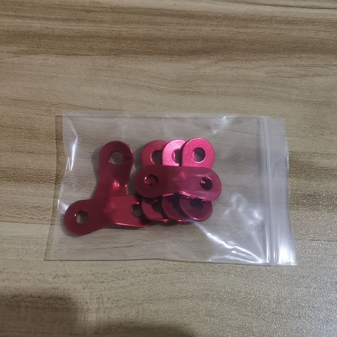 6pcs Aluminium Alloy Tent Wind Rope Buckles for Camping