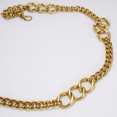 Women's Metal Waist Chain Belt for Dress Skirt, Thin Chain Belt, Accessories