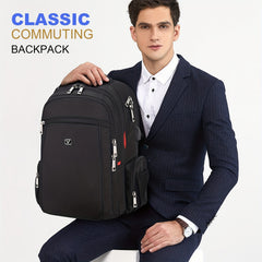 Waterproof Laptop Backpack 40L with USB Charging Port