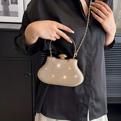 Rhinestone Evening Clutch Bag Formal Banquet Handbag Glitter