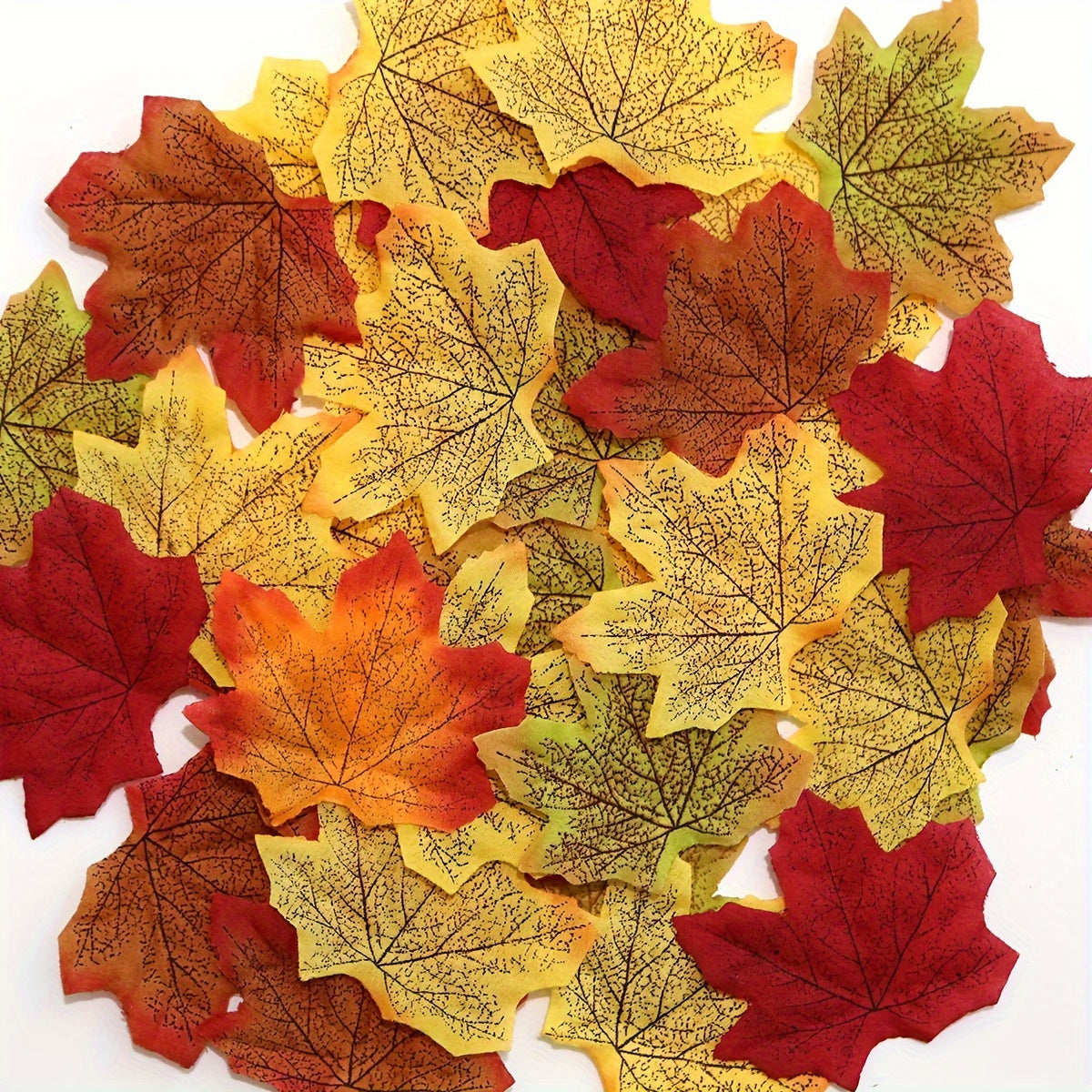 Thanksgiving Decoration Cloth Art Maple Leaf for Party Props