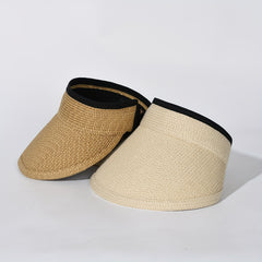 Sun Straw Hats Sun Visor Wide Brim Beach Hat Summer Packa