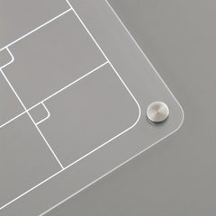Acrylic Magnetic Weekly Calendar For Fridge - Clear Dry Erase Board