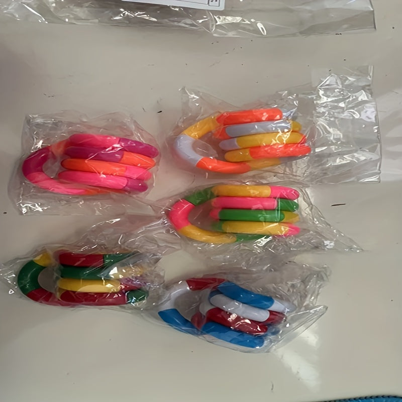 Colorful Plastic Brain Teasers for School and Home - Focus Fidget Toys