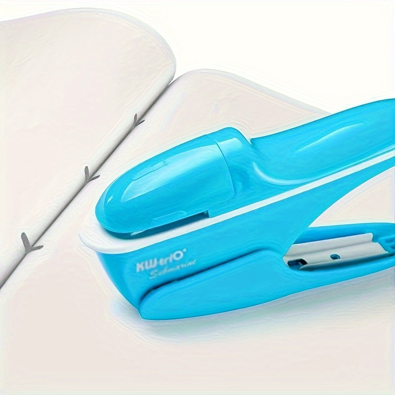 Portable Handheld Ergonomic Stapler Heavy Duty Mini Desk Nailless Stapler