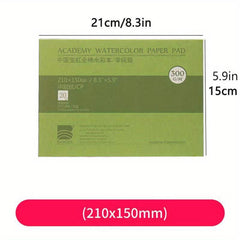 Premium 100% Cotton Watercolor Paper 20 Sheets 300gsm Book