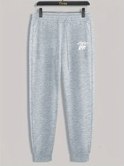 Bear Letter Mama Print Men's Pants Drawstring Sweatpants