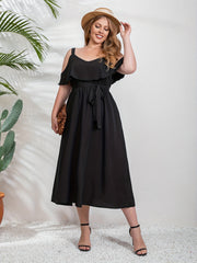 Elegant Women's Black Leather Handbag