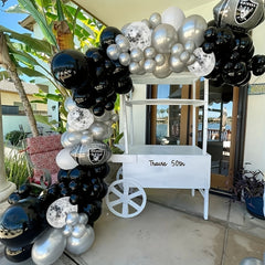 120pcs Silvery Confetti Balloon Arch Balloon Set