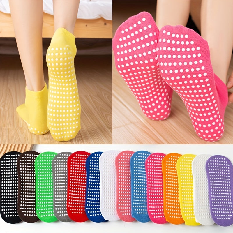 Non Slip Yoga Socks with Grips for Pilates Barre Ballet Fitness