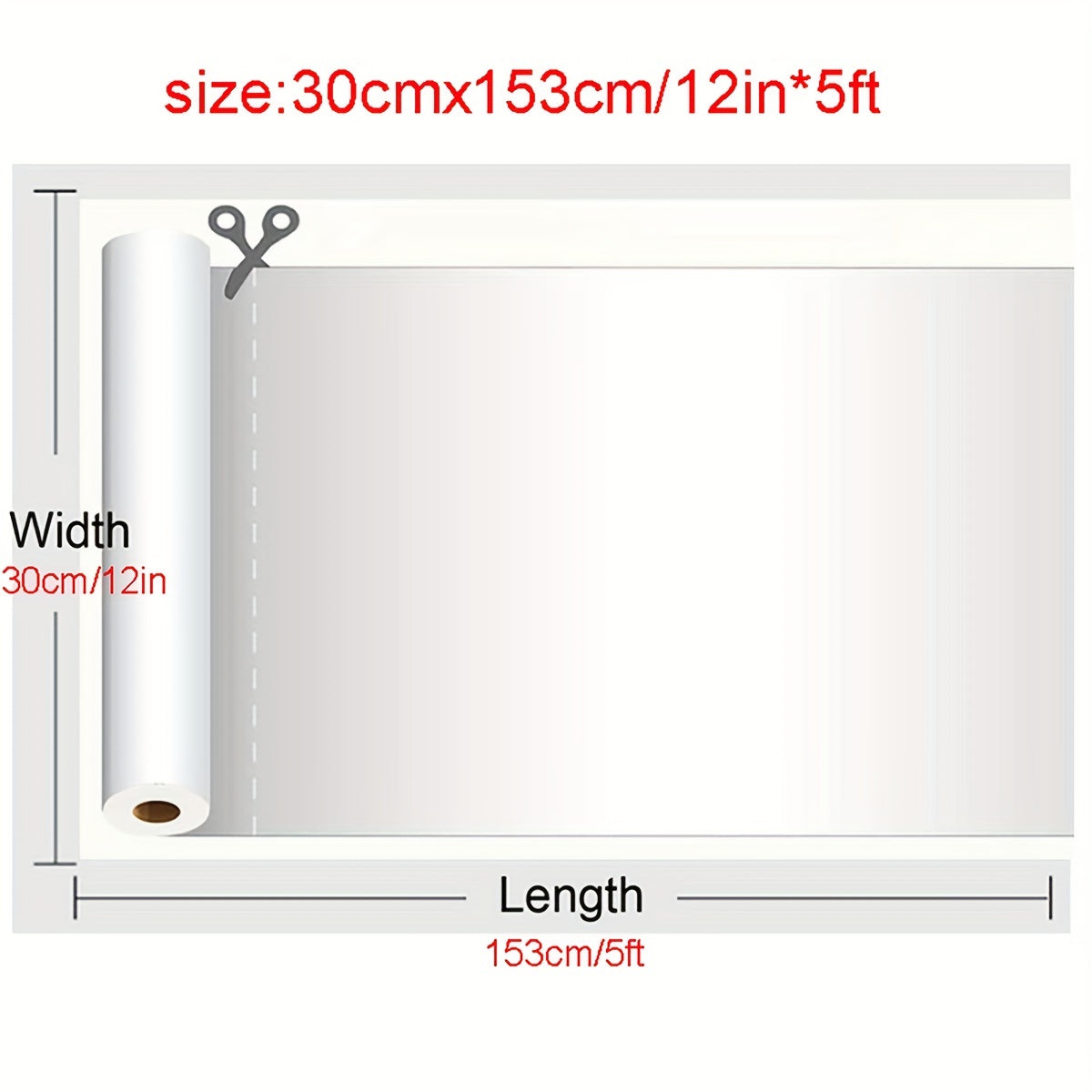 12IN 5FT Self Adhesive Vinyl DIY Sticker Glossy Colors Car Decal