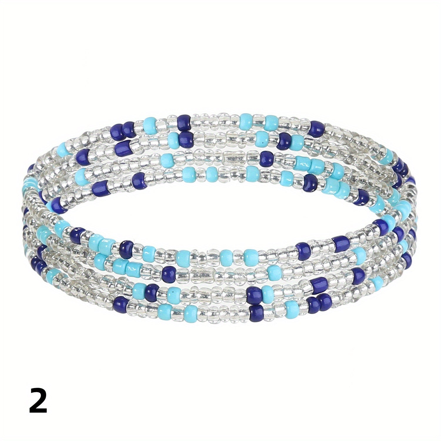 Colorful Boho Waist Beads Plus Size Belly Chains