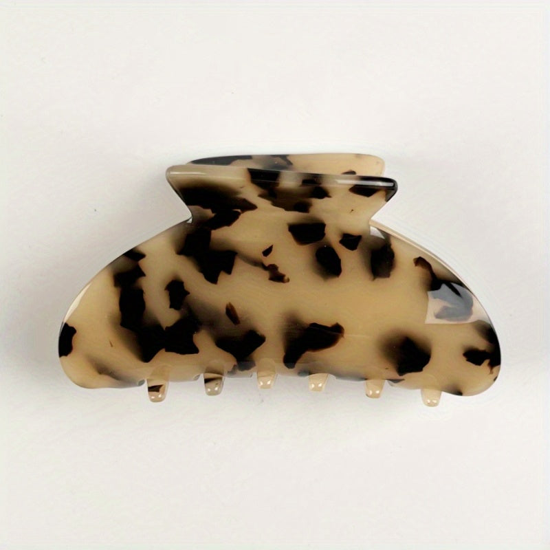 Women's Leopard Pattern Hair Clip Hair Claw Non-slip Hair Accessories