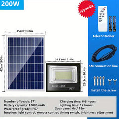 Solar Street Light 200W with 473 Light Beads