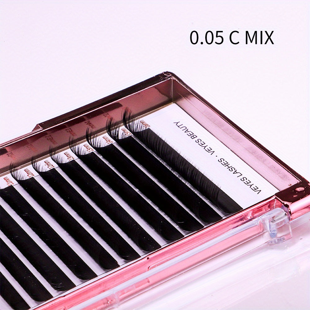 8-16mm Mix PBT Silk Volume Lashes for Eyelash Extensions