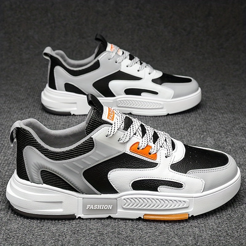 Men's Lace Up Skate Shoes Lightweight Non-slip Sneakers