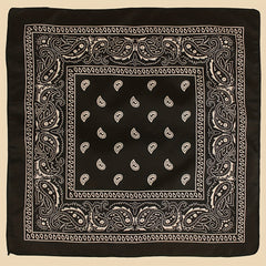 Classic Paisley Print Bandana Vintage Square Scarf Head Wraps