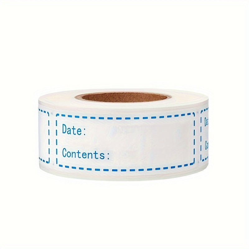 2pcs Removable Freezer Labels 1 X 3 Inch Food Storage Stickers