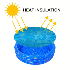 Solar Pool Cover 10ft Round - Heat Retaining Blanket - Waterproof