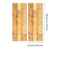 5pcs Peel And Stick Floor Tile Wood Flooring Self Adhesive Vinyl