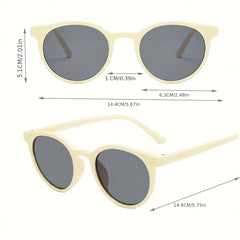 Candy Round Sunglasses UV400 Anti Glare for Driving Fishing Travel