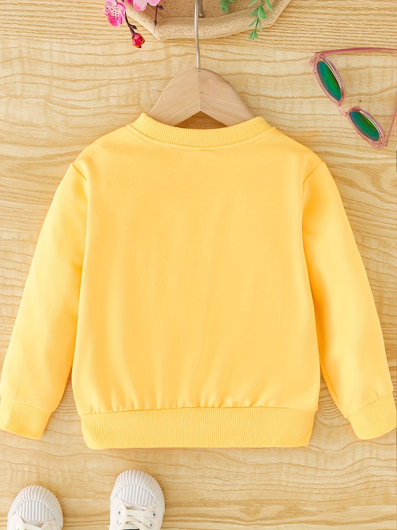 Girls Cat Casual Pullover Sweatshirt Long Sleeve