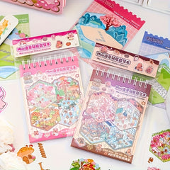 Kabbalah Mini Landscape Sticker Book: 12 Die Cut Stickers & 6 Background Car