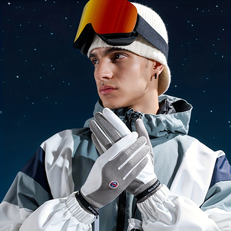 Warm Waterproof Touch Screen Ski Gloves Men Women