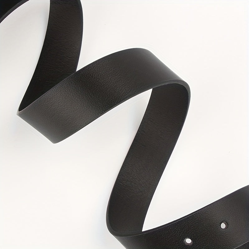 Candy PU Leather Belt with Faux Pearl Decor