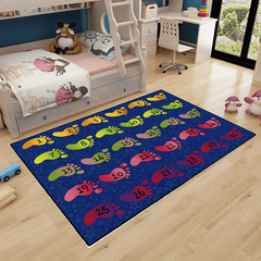 Digital Foot Game Pad Large Carpet Area Mat Non Slip Floor Mat