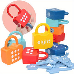 Number & Letter Pairing Unlock Puzzle Game for Kids