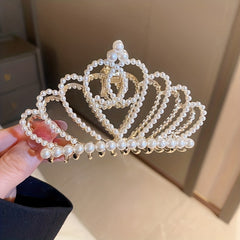 Faux Pearl Hair Claw Sweet Female Back Head Hair Clip Shark Claw Hair Accessory