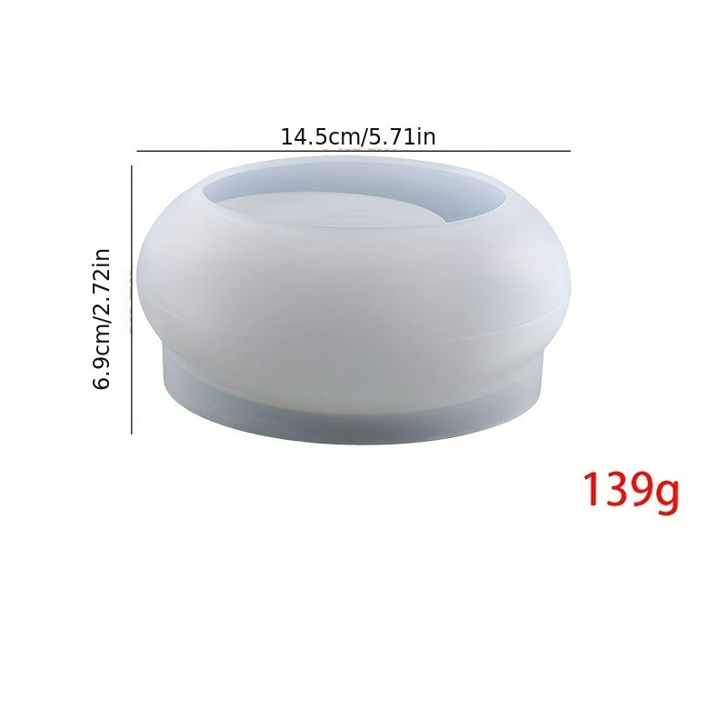 Silicone Tea Light Candle Holder Mold for DIY Home Decor
