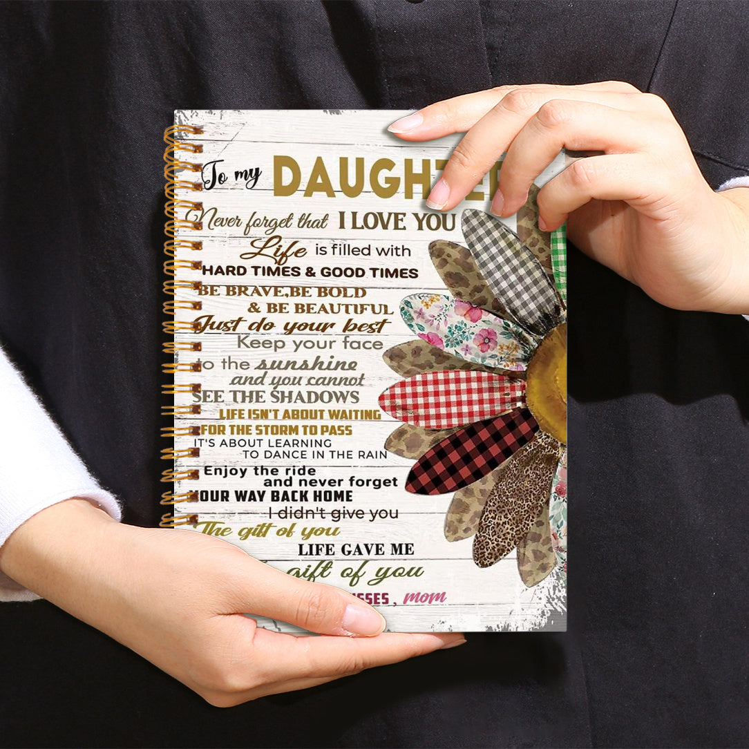 Inspirational Daughter Notebook Motivational Quotes 50 Pages
