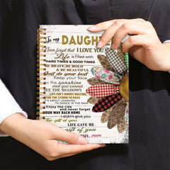 Inspirational Daughter Notebook Motivational Quotes 50 Pages