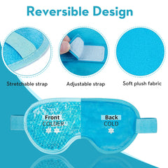 Reusable Cooling Gel Eye Mask for Puffy Eyes and Stress Relief