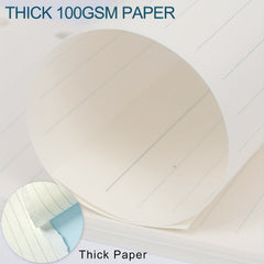40 Sheets A6 Lined Refill Paper 6 Hole Punched for Budget Planner