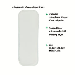 Breathable Diaper Pants & Microfiber Pad Set for Baby Training Pants