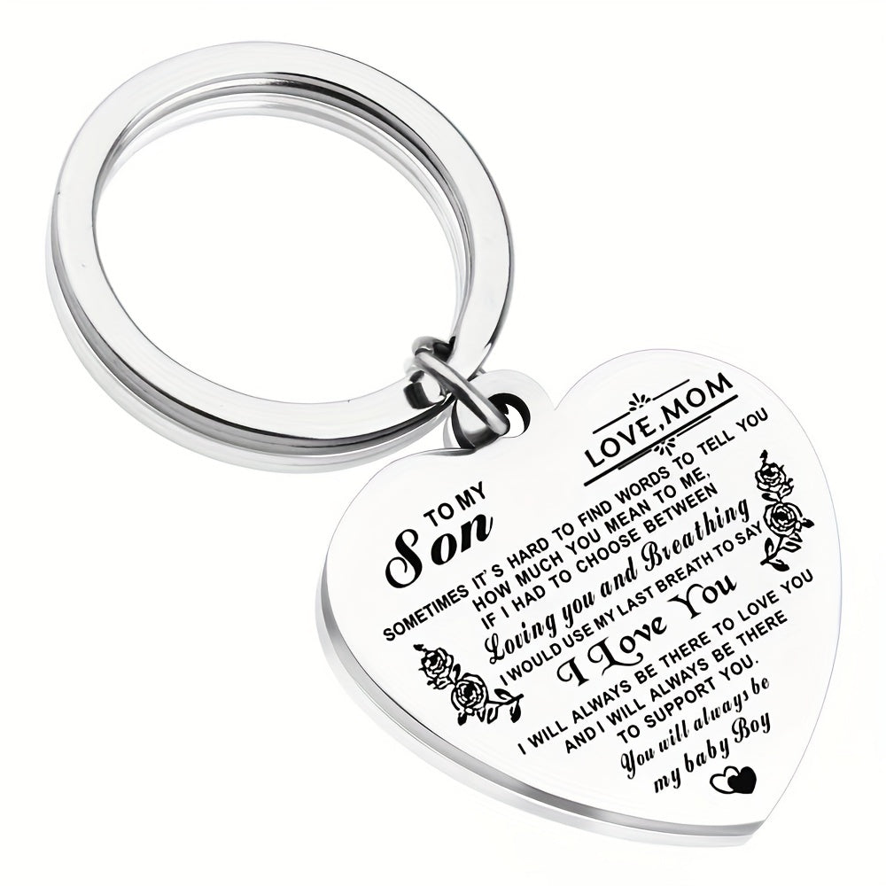 Heart Necklace 'I Love You' Stainless Steel Pendant