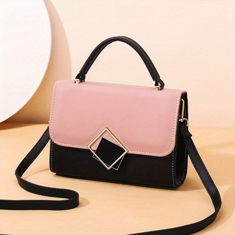 Casual PU Leather Crossbody Bag Women's Shoulder Bag